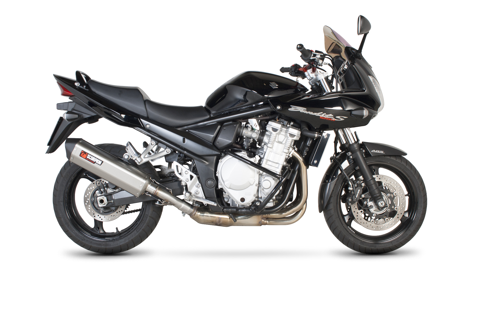 Scorpion Serket Parallel Auspuff für Suzuki GSF 1250 Bandit 2007-2015 Motorräder