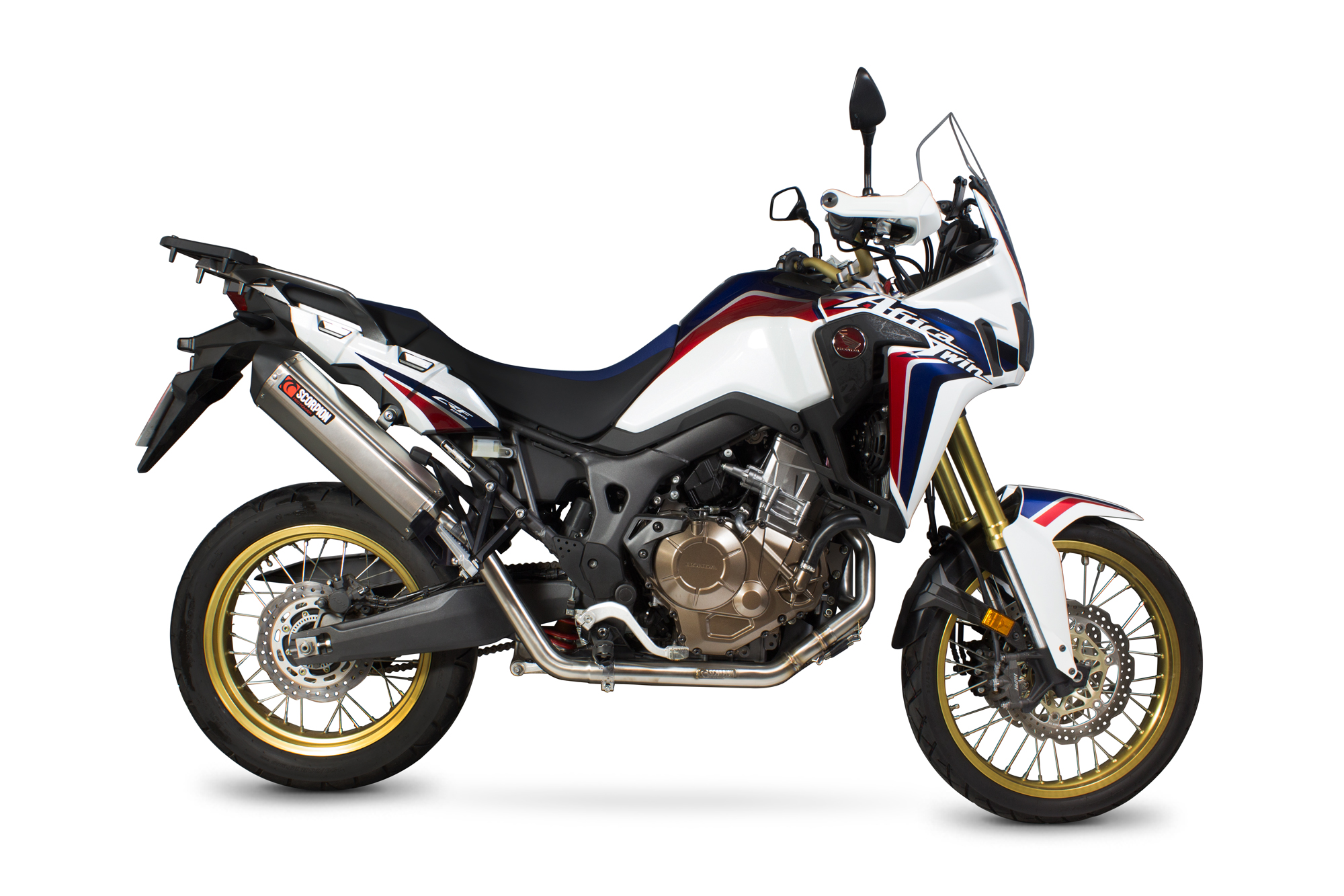 Scorpion Serket Parallel Komplettanlage für Honda CRF 1000 L Africa Twin 2015-2017 Motorräder