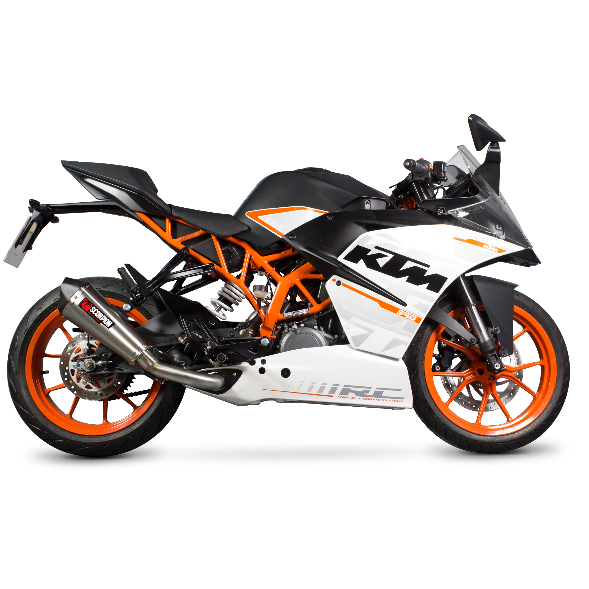 Scorpion Serket Taper 3/4 System in für KTM RC 390 2014-2016 Motorräder