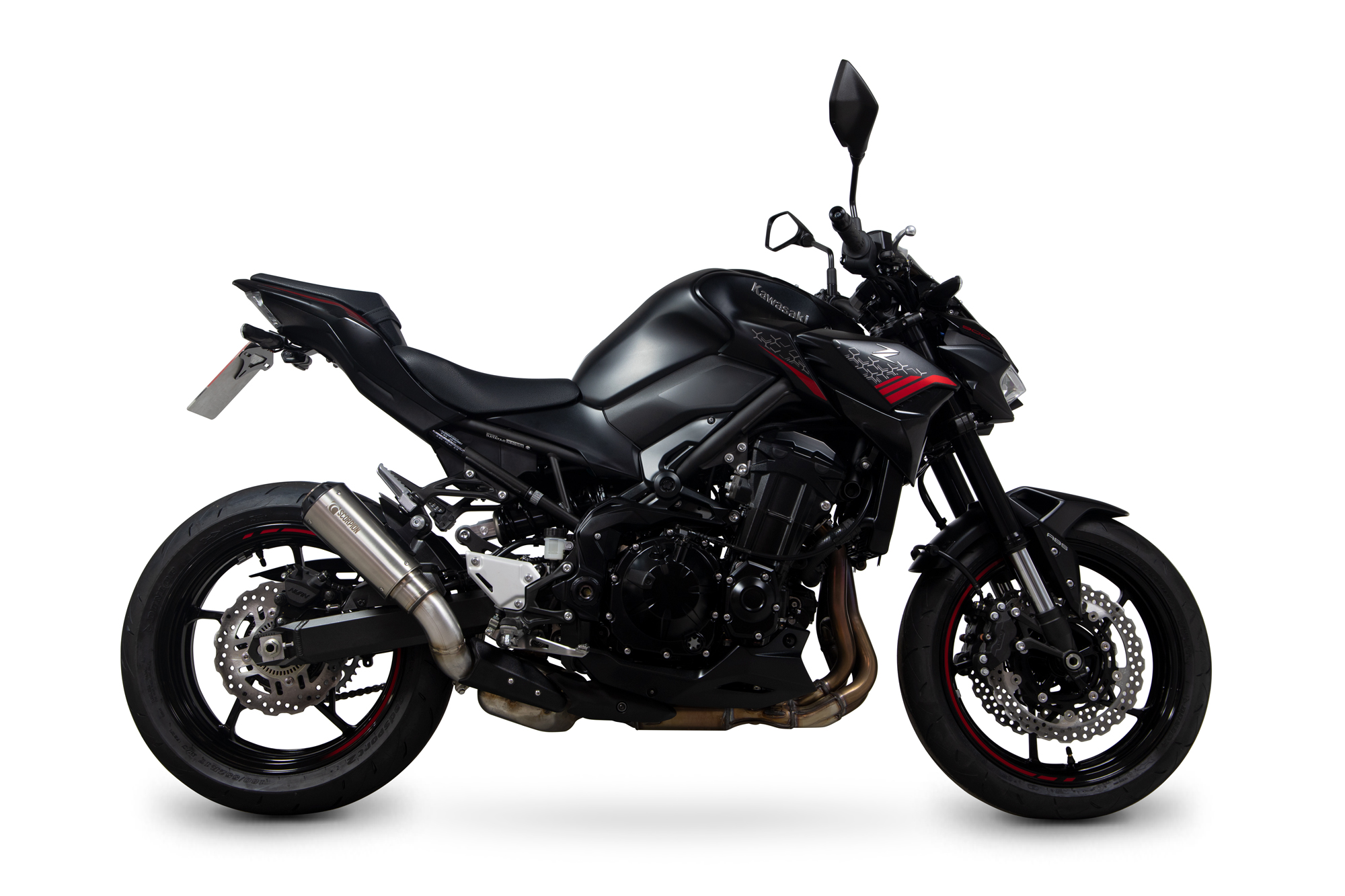 Red Power Auspuffanlage für Kawasaki Z 900 2020- Motorräder