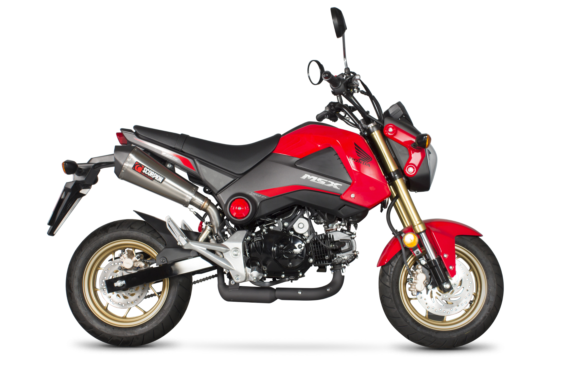 Scorpion Serket Taper Auspuff für Honda MSX 125 Grom 2013-2016