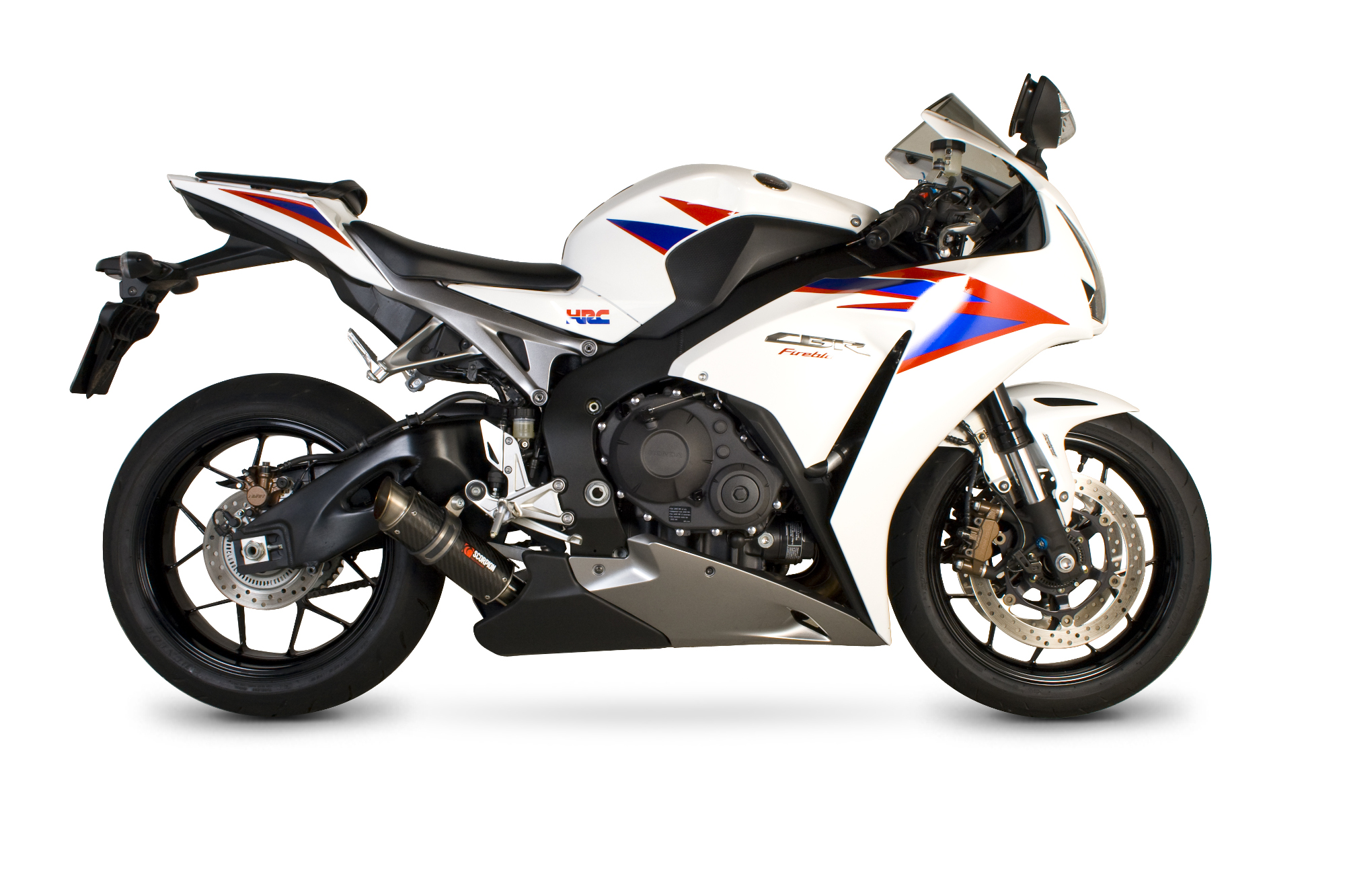 Scorpion RP-1 GP Auspuff für Honda CBR 1000 RR 2012-2013 seitlich