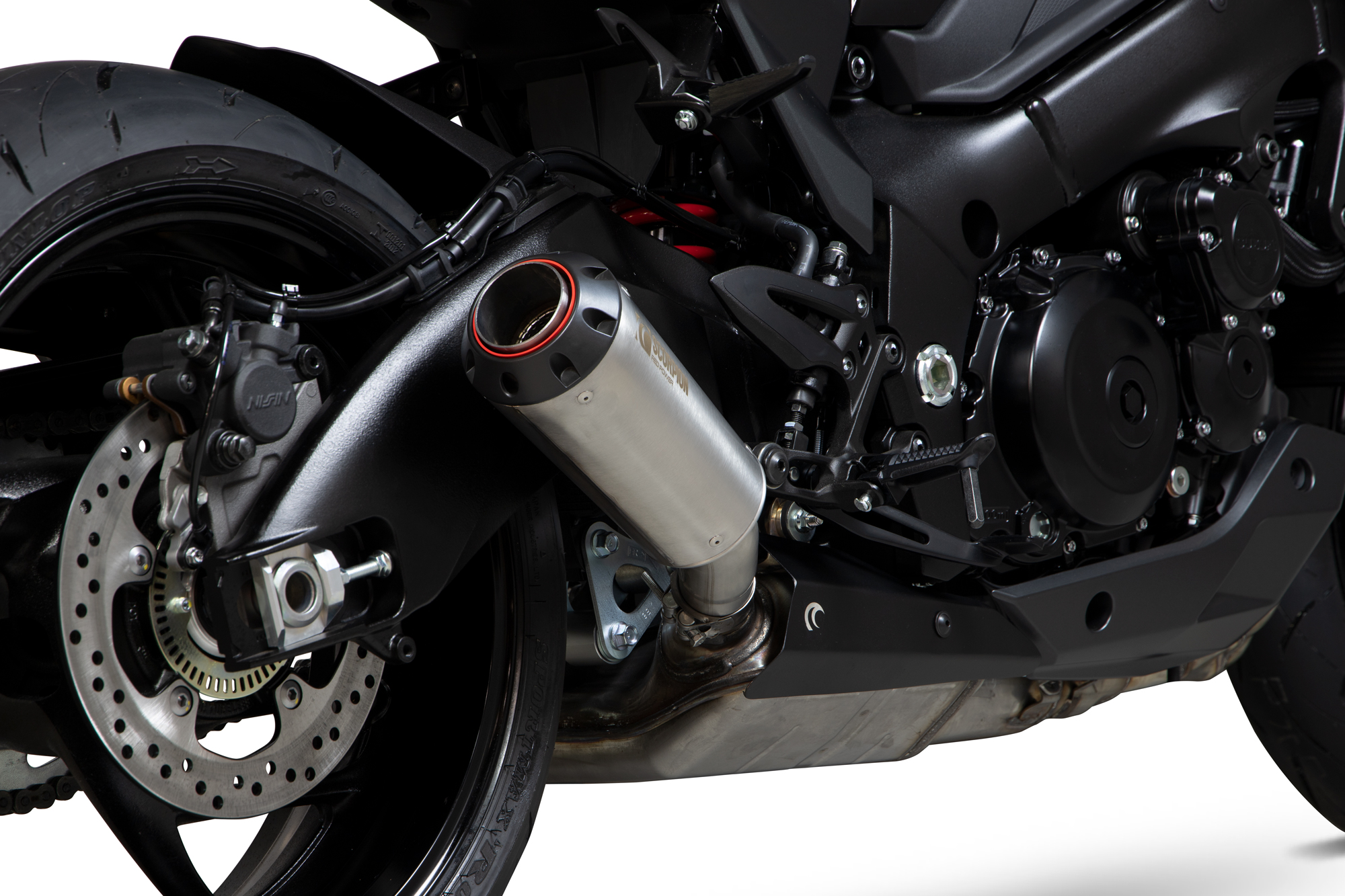 Scorpion Red Power Auspuff für Suzuki GSX S 1000 Katana 2019-2020 Motorräder
