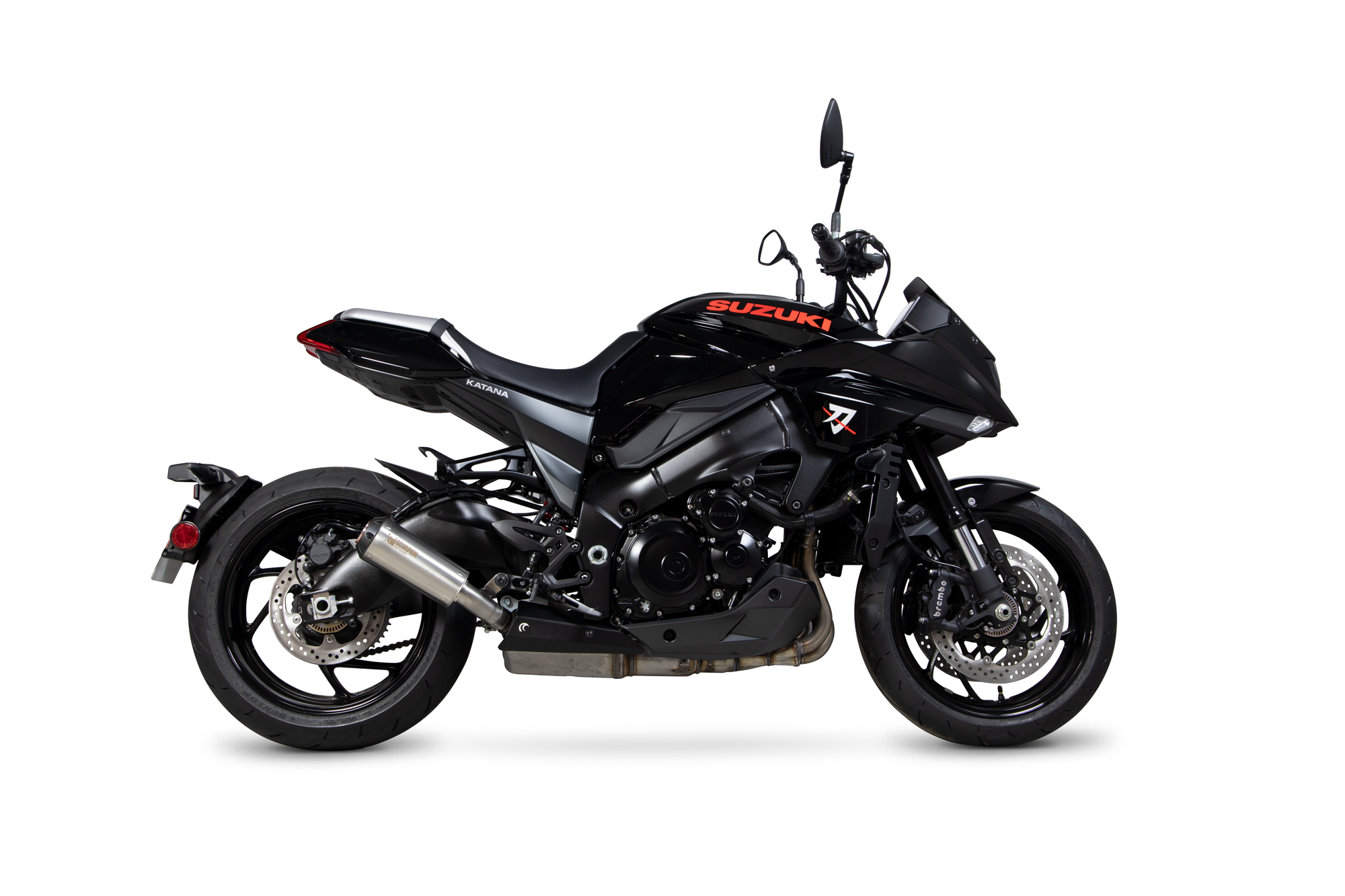 Scorpion Red Power Auspuff für Suzuki GSX S 1000 Katana 2019-2020 Motorräder