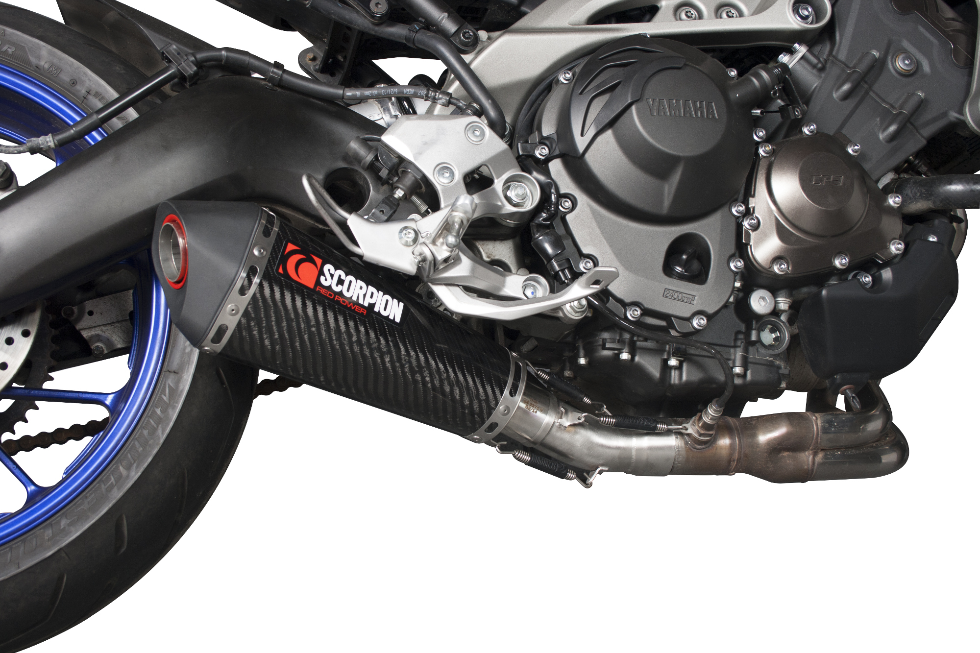 Scorpion Serket Taper Auspuff für Yamaha MT 09 2013-2020 / MT 09 SP 2018-2020 Motorräder