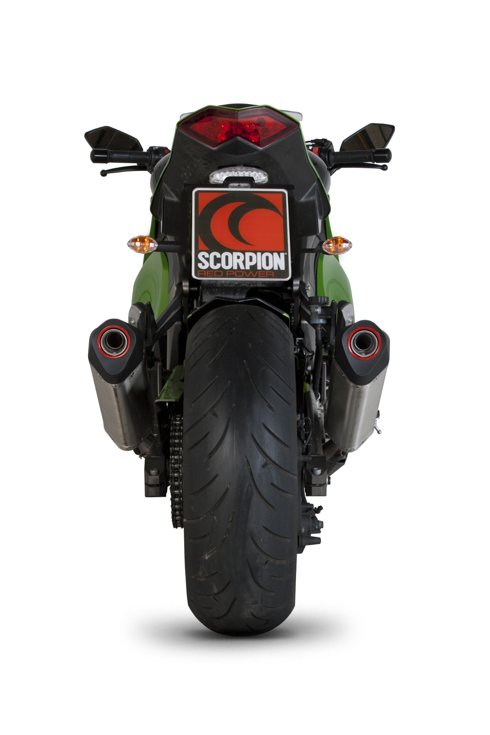 Scorpion Serket Parallel Auspuff für Kawasaki Z 1000 2010-2013 Motorräder