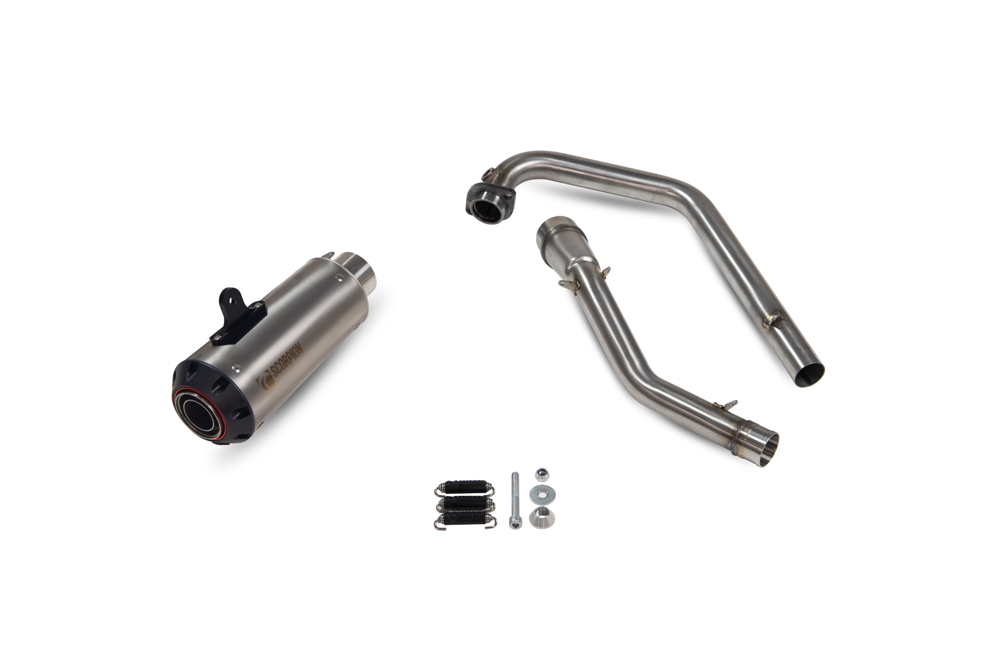 Scorpion Red Power Komplettanlage für Suzuki GSX S 125 / 150 2017-2020 Motorräder