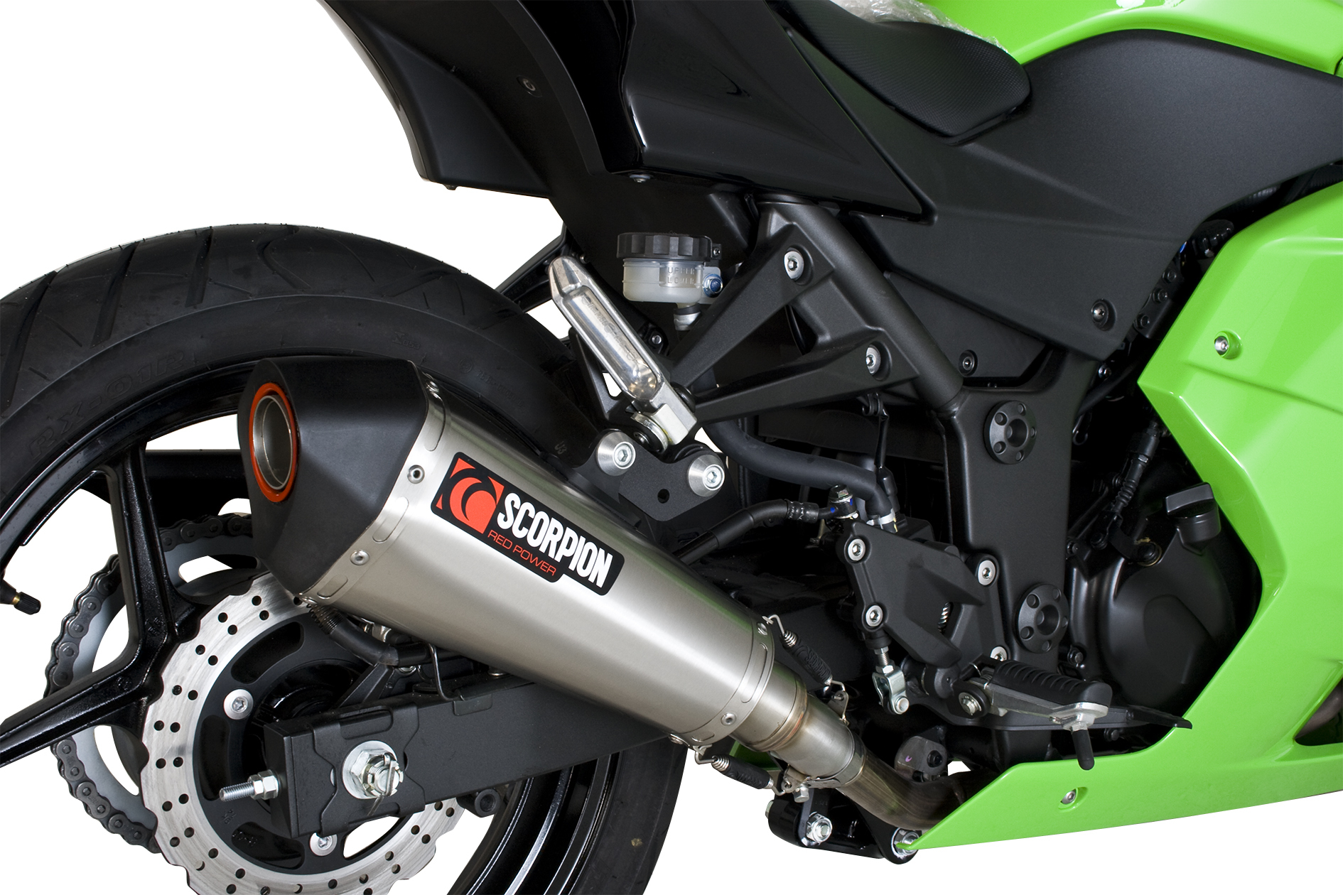 Scorpion Serket Taper Auspuff für Kawasaki Ninja 250R 2008-2012 Motorräder