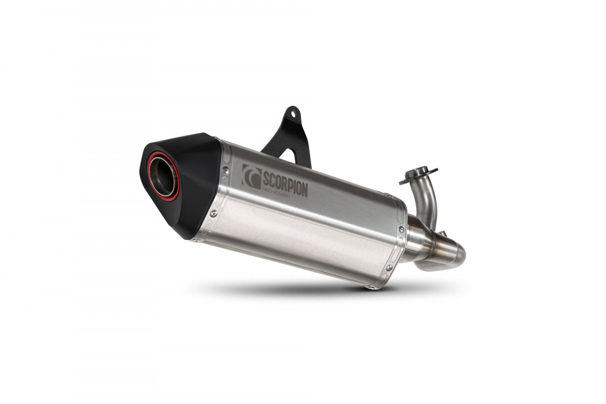 Scorpion Serket Parallel Auspuff für Royal Alloy GP 300 LC 2019-2022 Roller