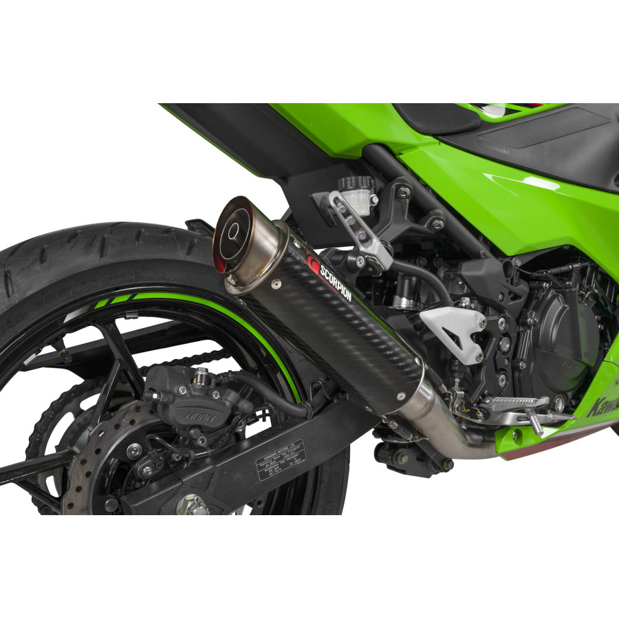 Scorpion RP1-GP Komplettanlage für Kawasaki Ninja 400 2018-2023 Motorräder