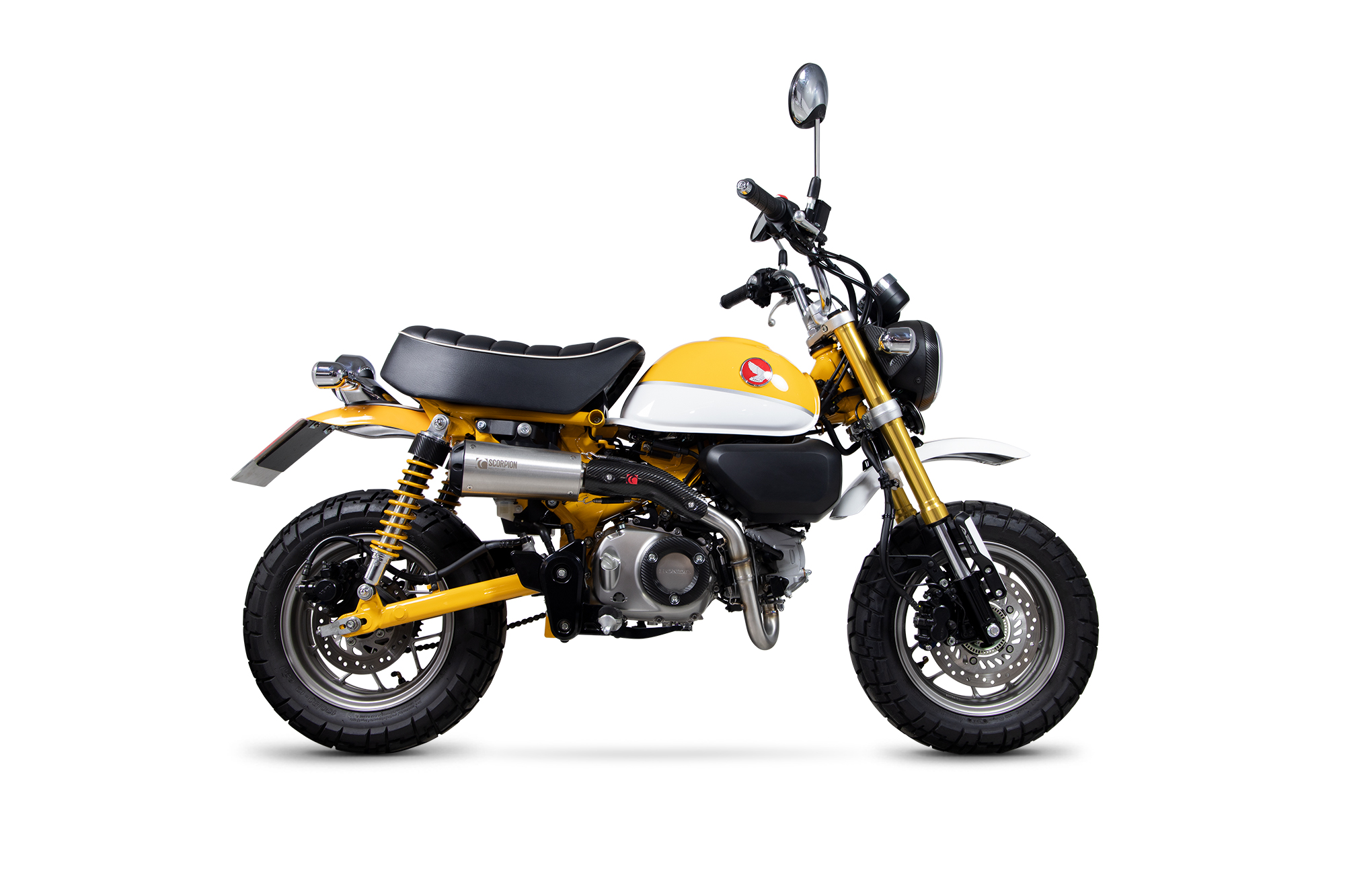 Scorpion Red Power Komplettanlage für Honda Monkey 125 2018-2024 Motorräder