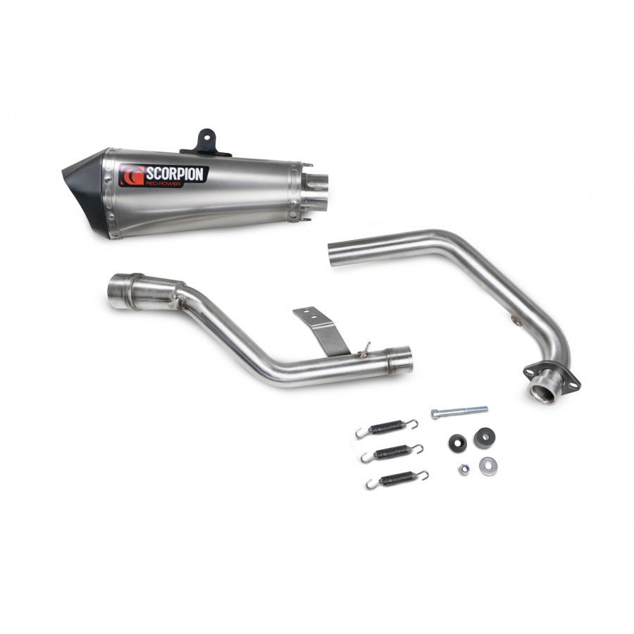 Scorpion Serket Taper Komplettanlage für Keeway RKF 125 2020 - 2021 Motorräder
