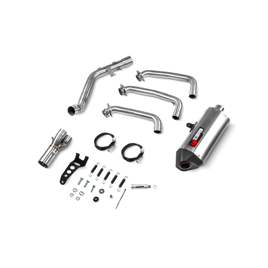 Scorpion Serket Parallel Komplettanlage für Yamaha XSR 900 2024-2025 Motorräder