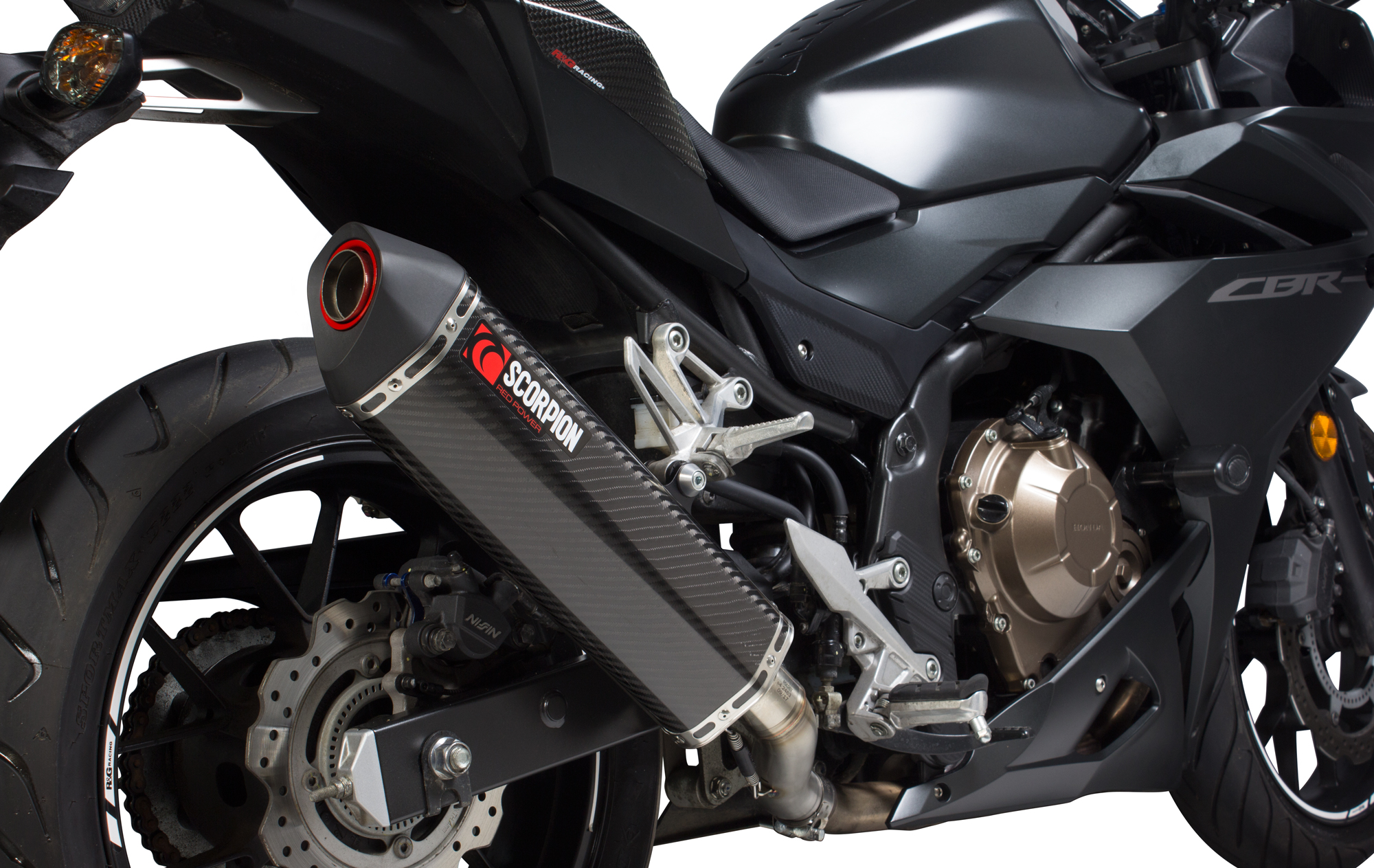 Scorpion Serket Parallel Auspuff für Honda CBR 500 R 2017- 2018 Motorräder