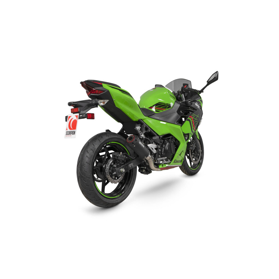Scorpion Red Power Komplettanlage für Kawasaki Ninja 400 / 250 2018-2023 Motorräder