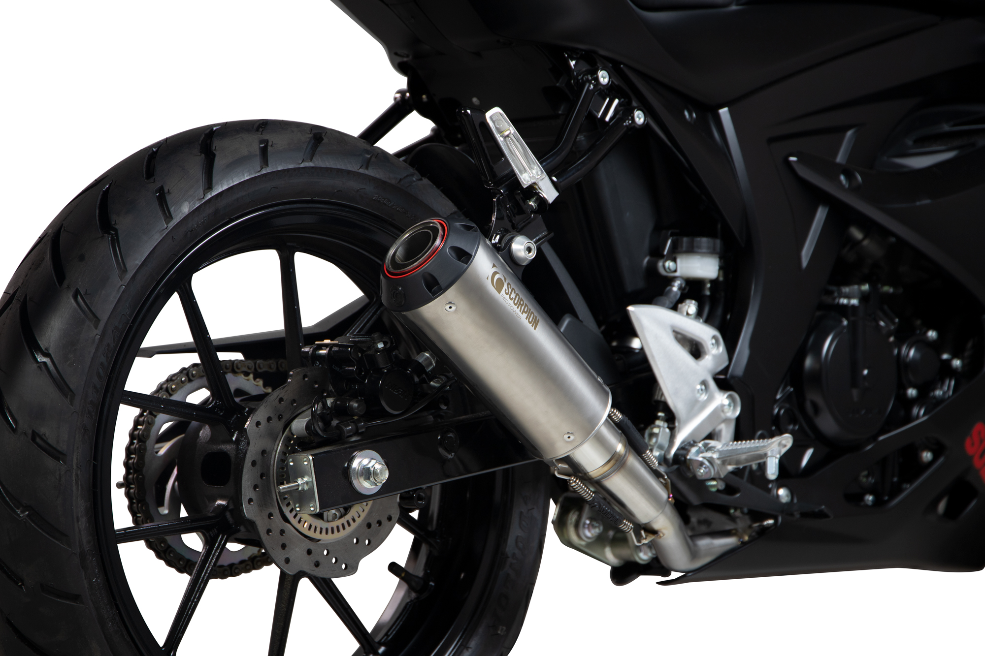 Scorpion Red Power Komplettanlage für Suzuki GSX R 125 / 150 2017-2020 Motorräder