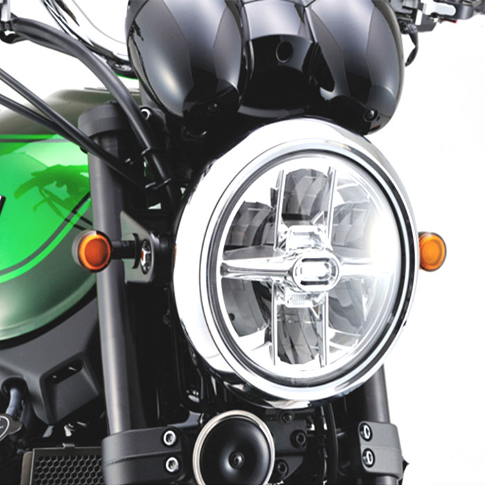 LED-Blinker Sun montiert