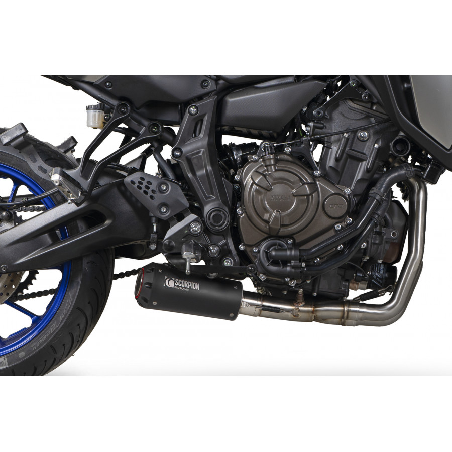 Scorpion Red Power Komplettanlage für Yamaha Tracer 7 2021-2023 Motorräder