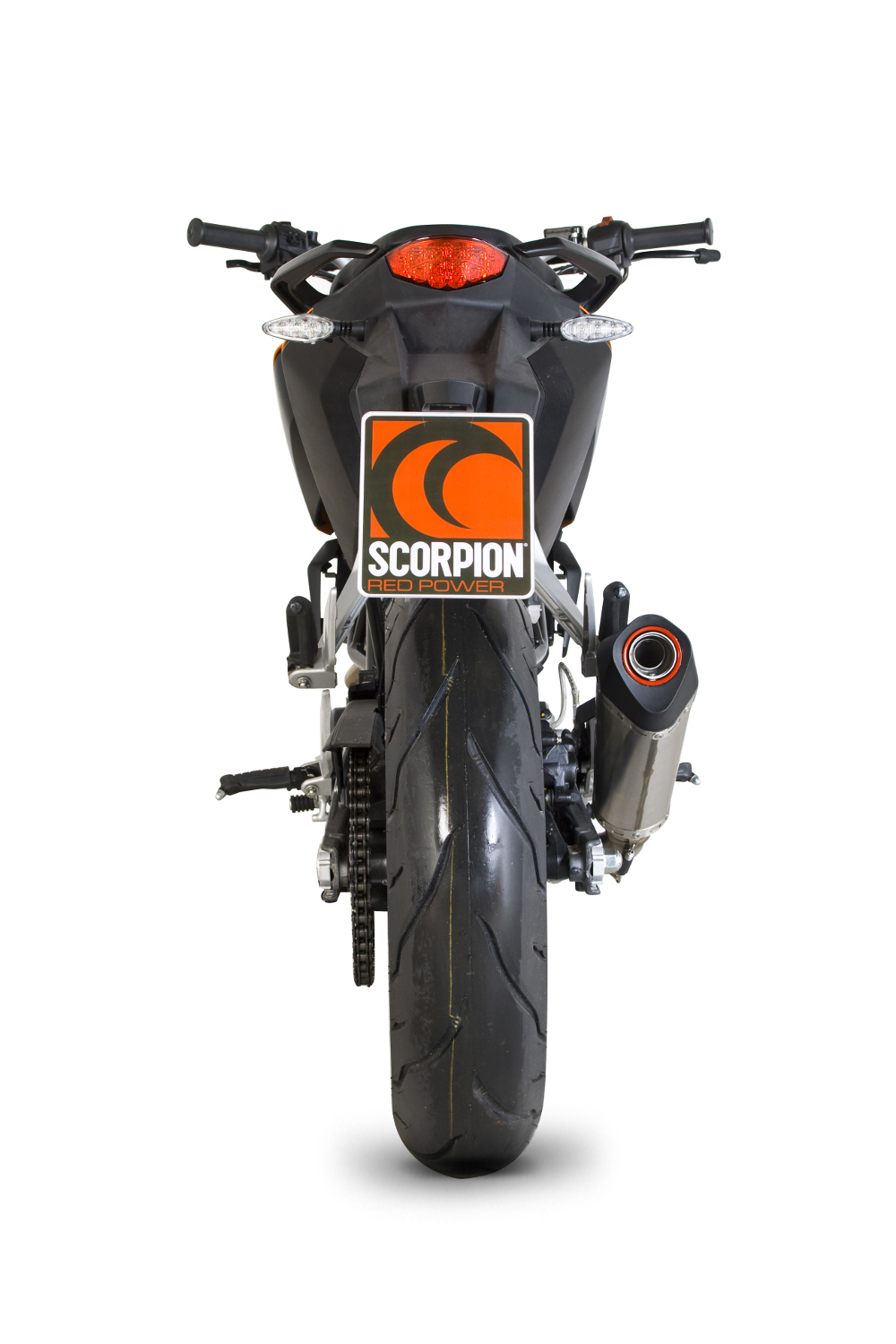 Scorpion Serket Taper Auspuff für KTM Duke 125 2011-2016 / Duke 200 2012-2016  Motorräder