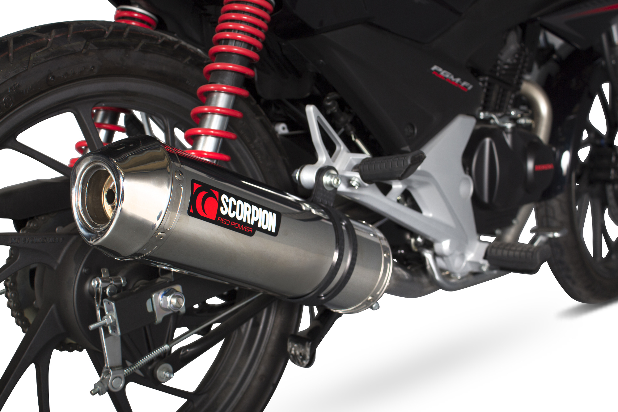 Scorpion Factory Endtopf mit Krümmeranlage in für Honda CB 125 F