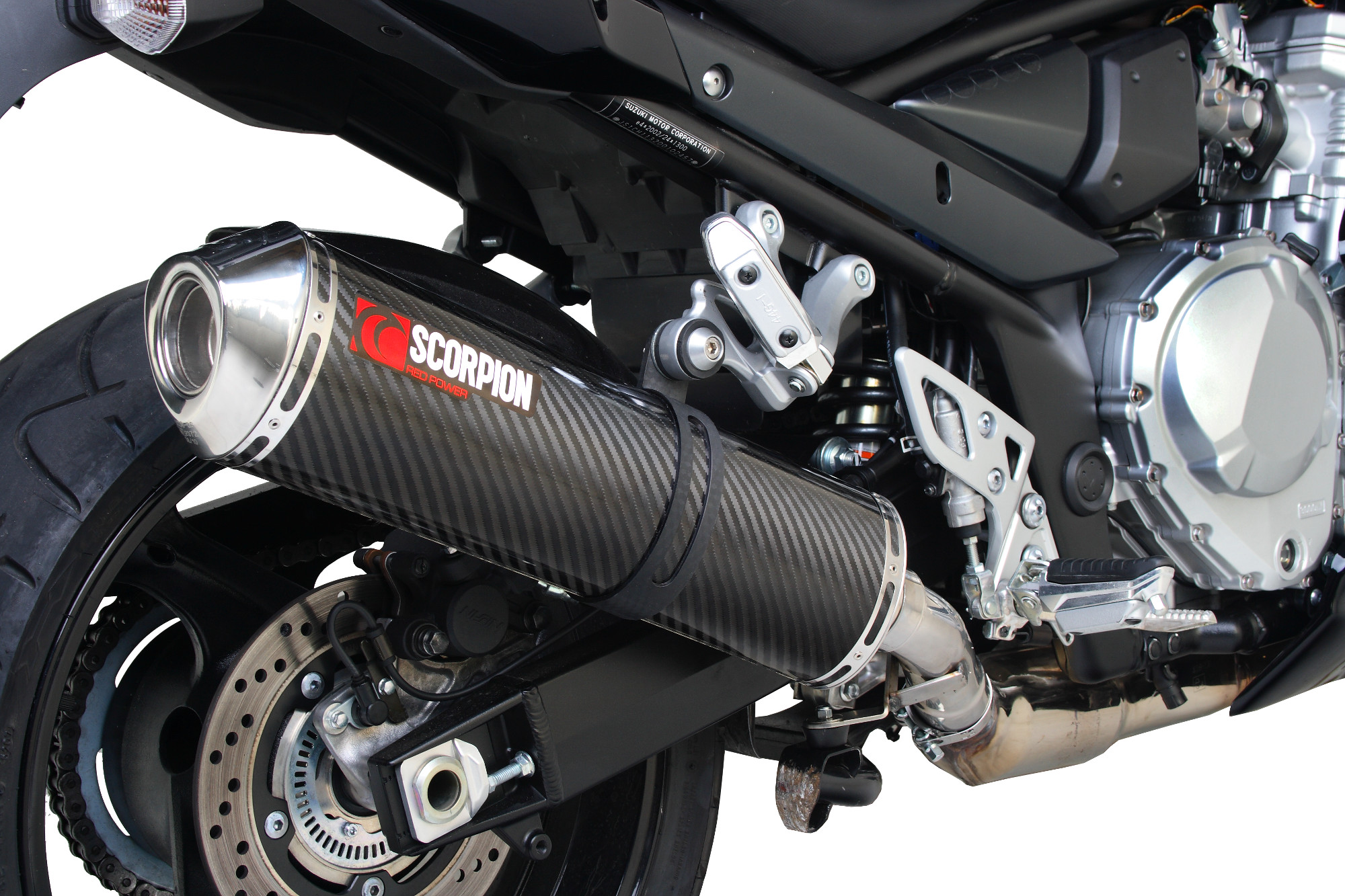 Scorpion Factory Auspuff für Suzuki GSF 1250 Bandit 2007-2015 Motorräder