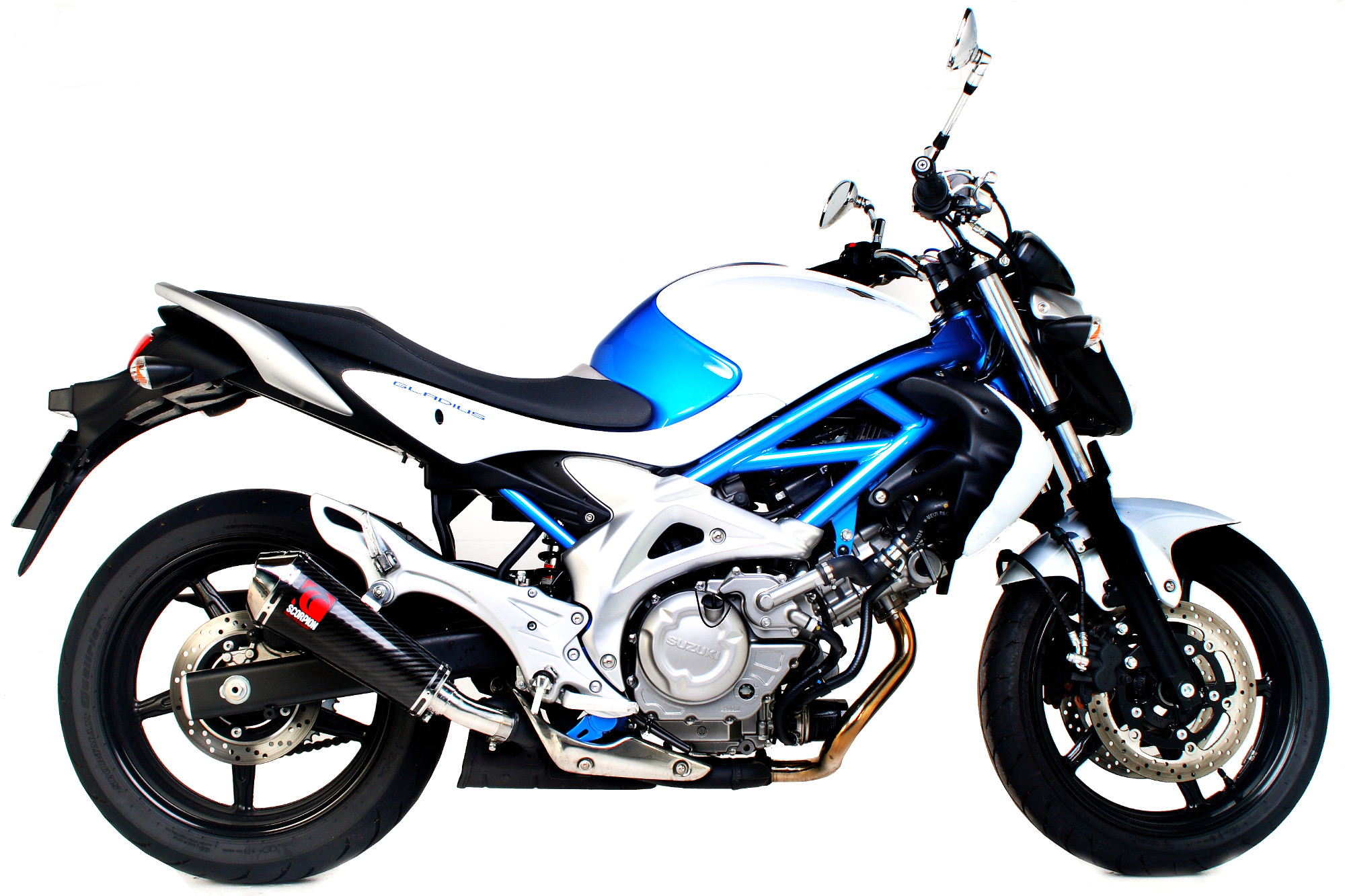 Scorpion Power Cone Auspuff für Suzuki Gladius 650 2009-2016 Motorräder