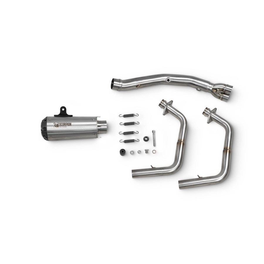 Scorpion Red Power Komplettanlage für Kawasaki Ninja 400 / 250 2018-2023 Motorräder