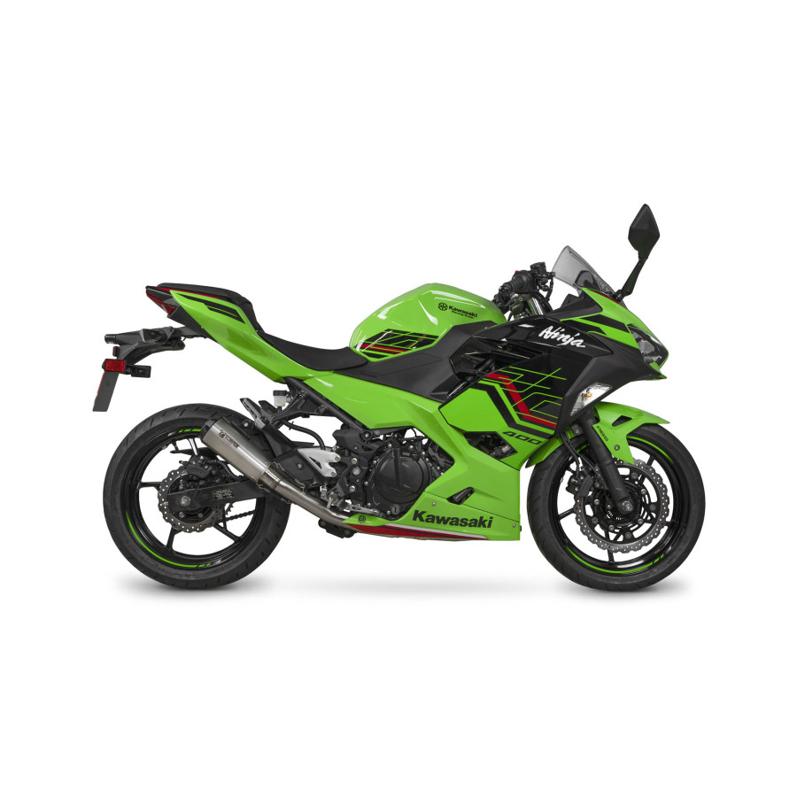 Scorpion Red Power Komplettanlage für Kawasaki Ninja 400 / 250 2018-2023 Motorräder