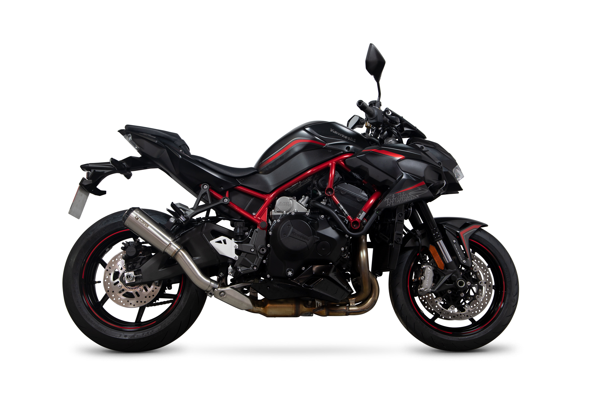 Red Power Auspuffanlage für Kawasaki Z H 2 2020- Motorräder