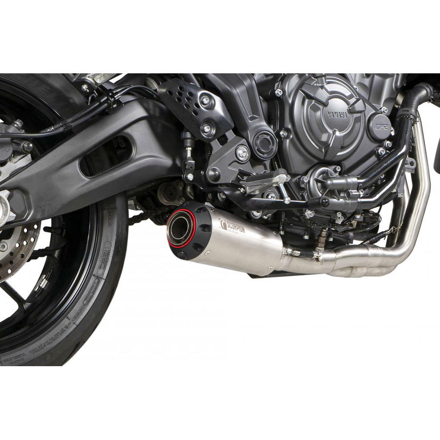 Scorpion Red Power Komplettanlage für Yamaha MT 07 2022 Motorräder