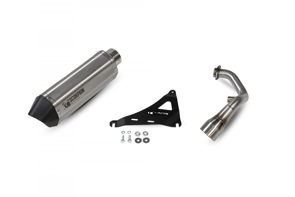 Scorpion Serket Parallel Auspuff für Royal Alloy GP 300 LC 2019-2022 Roller