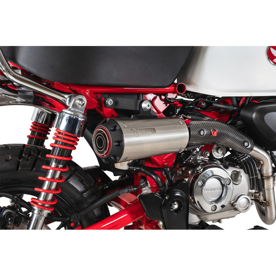 Scorpion Red Power Komplettanlage für Honda Monkey 125 2025 Motorräder