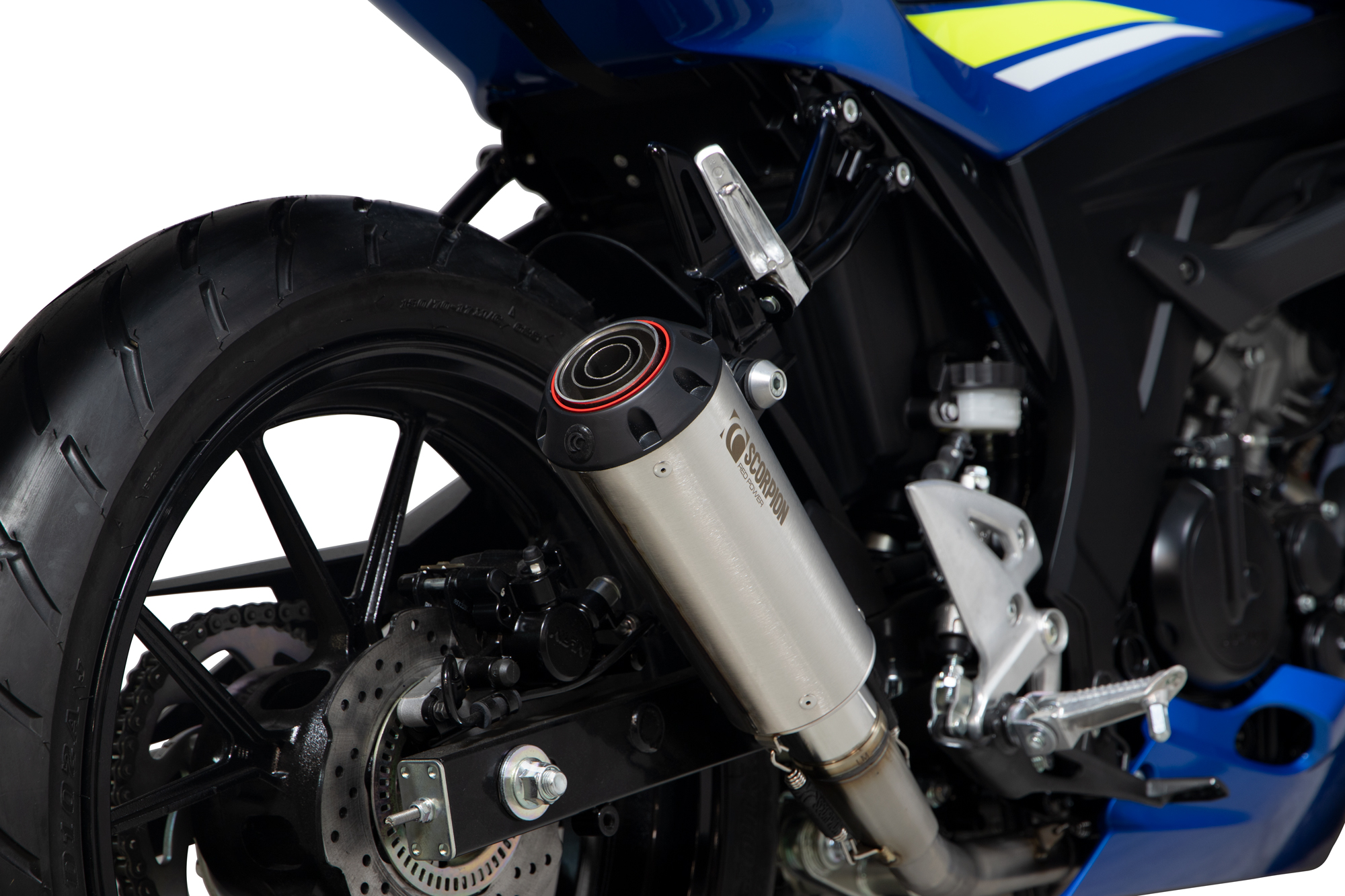 Scorpion Red Power Komplettanlage für Suzuki GSX S 125 / 150 2017-2020 Motorräder