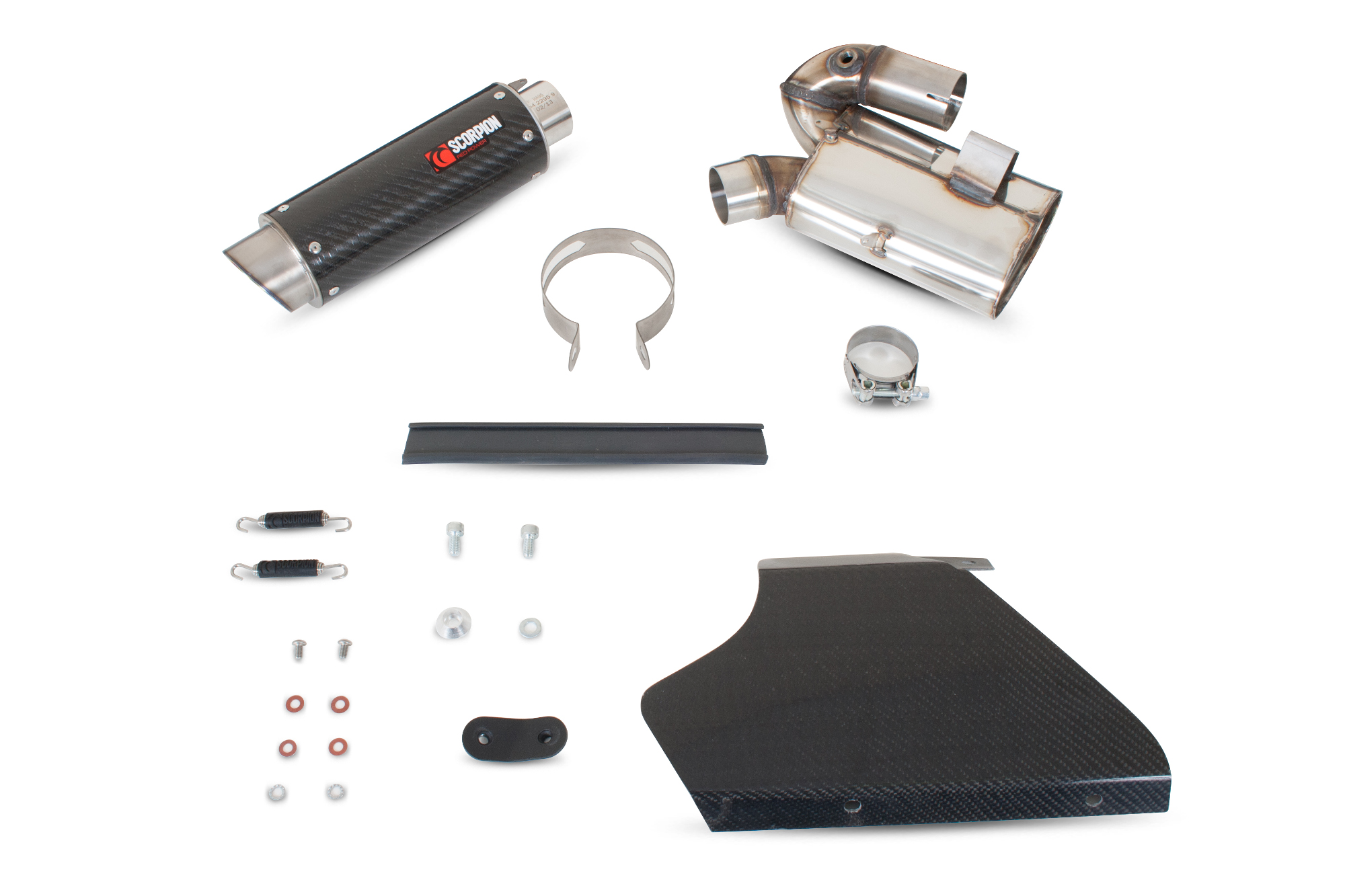 Lieferumfang Scorpion RP-1 GP Auspuff für Honda CBR 1000 RR 2008-2011