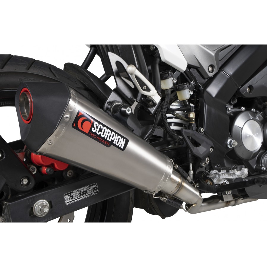 Scorpion Serket Taper Komplettanlage für Keeway RKF 125 2020 - 2021 Motorräder