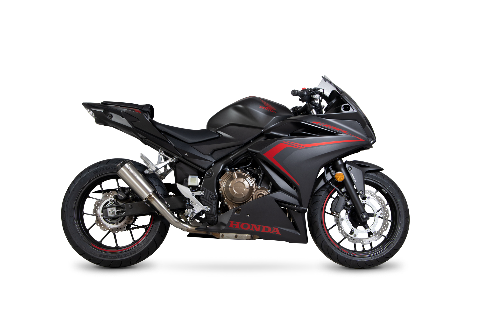 Scorpion Red Power Auspuffanlage für Honda CBR 500 R 2019-