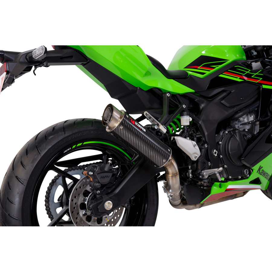 Scorpion RP1 GP Auspuff für Kawasaki Ninja ZX 4 RR 2023 Motorräder