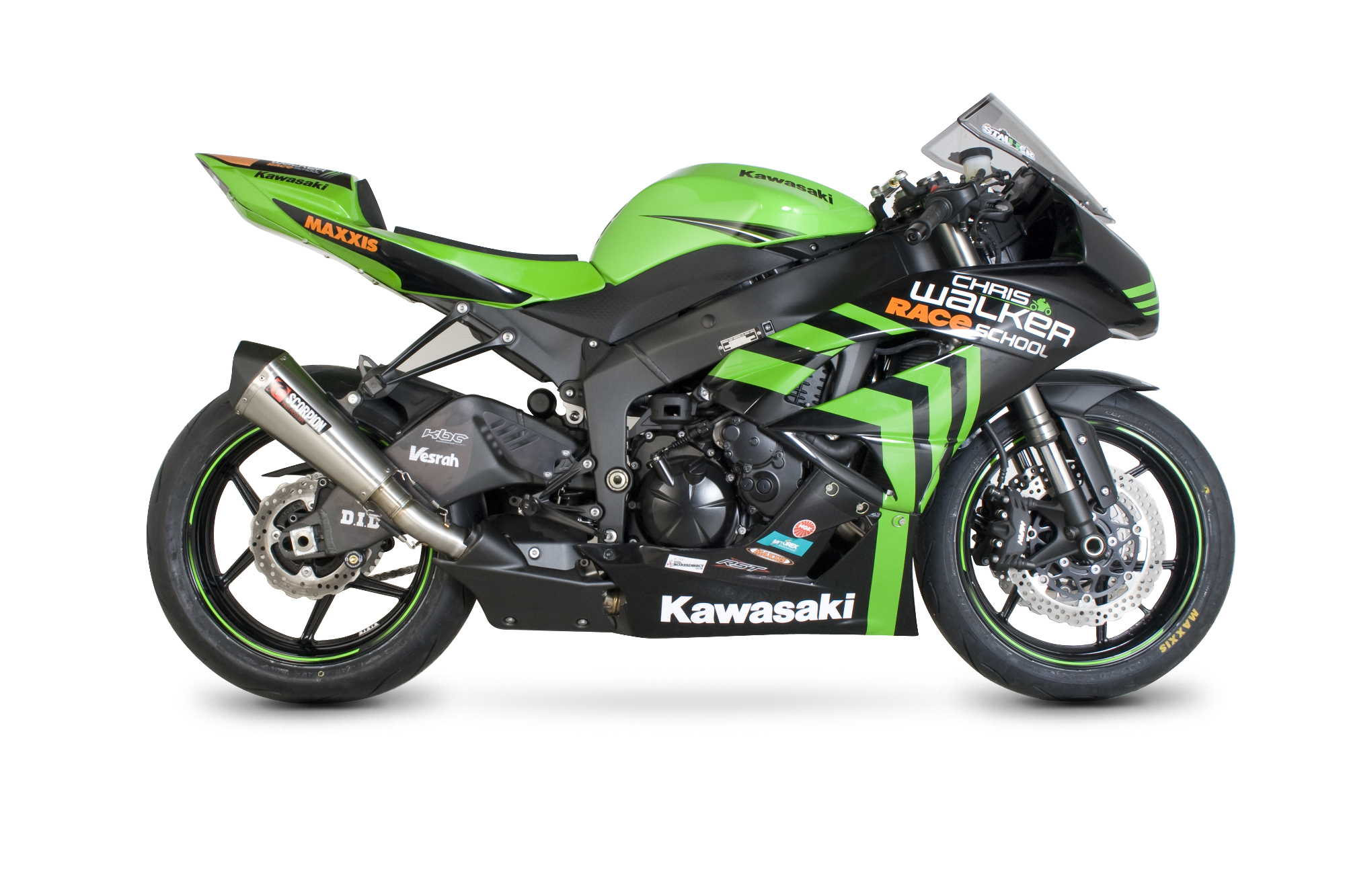 Scorpion Serket Taper Auspuff für Kawasaki Ninja ZX 6 R 2009-2012 Motorräder