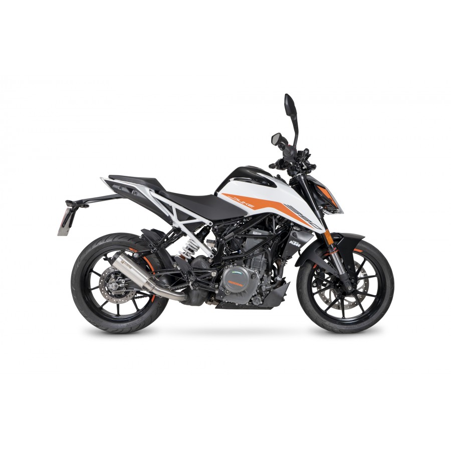 Scorpion Red Power Auspuff für KTM Duke 390 2021 Motorräder