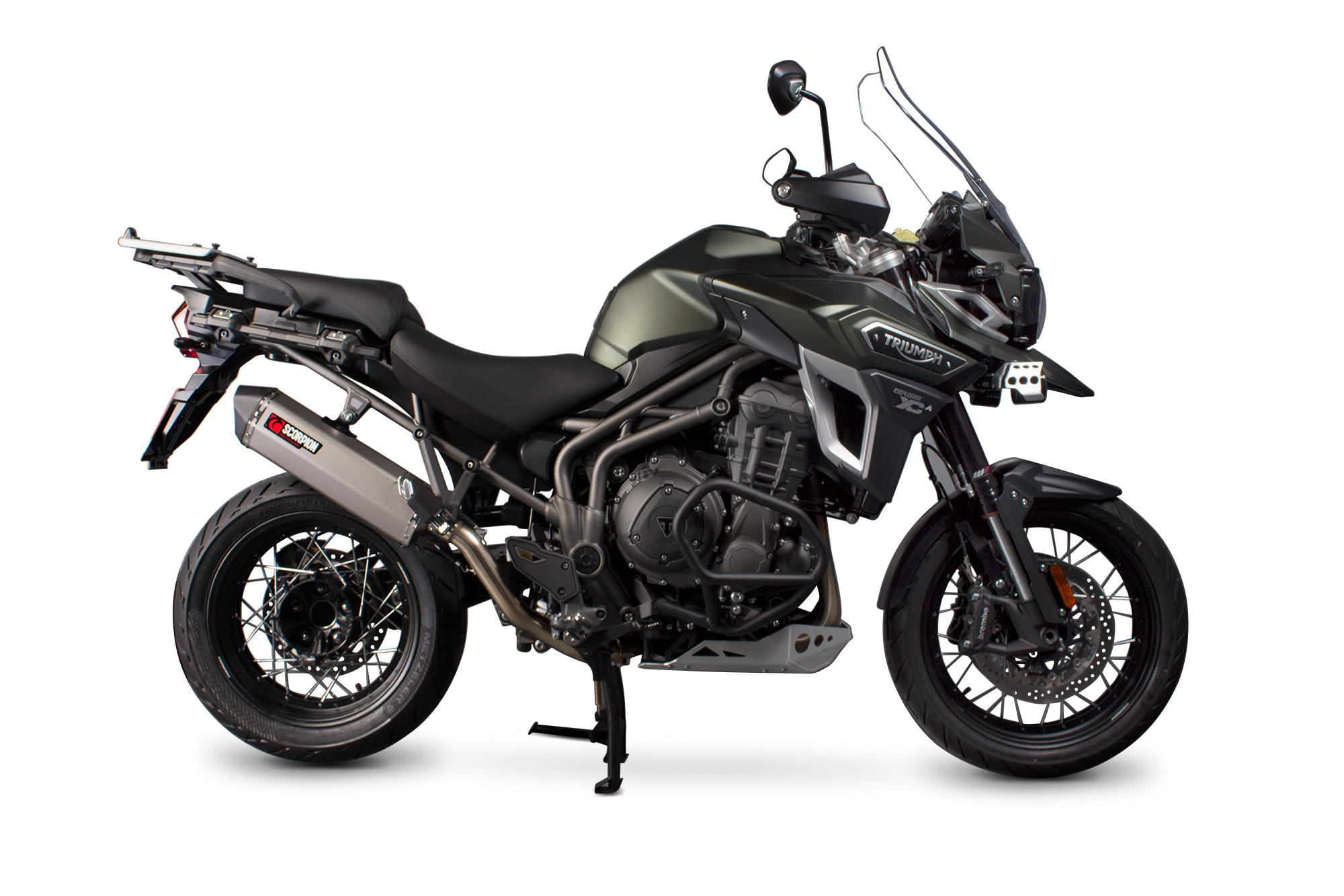 Scorpion Serket Parallel Auspuff für Triumph Tiger 1200 Explorer 2016-2017 Motorräder