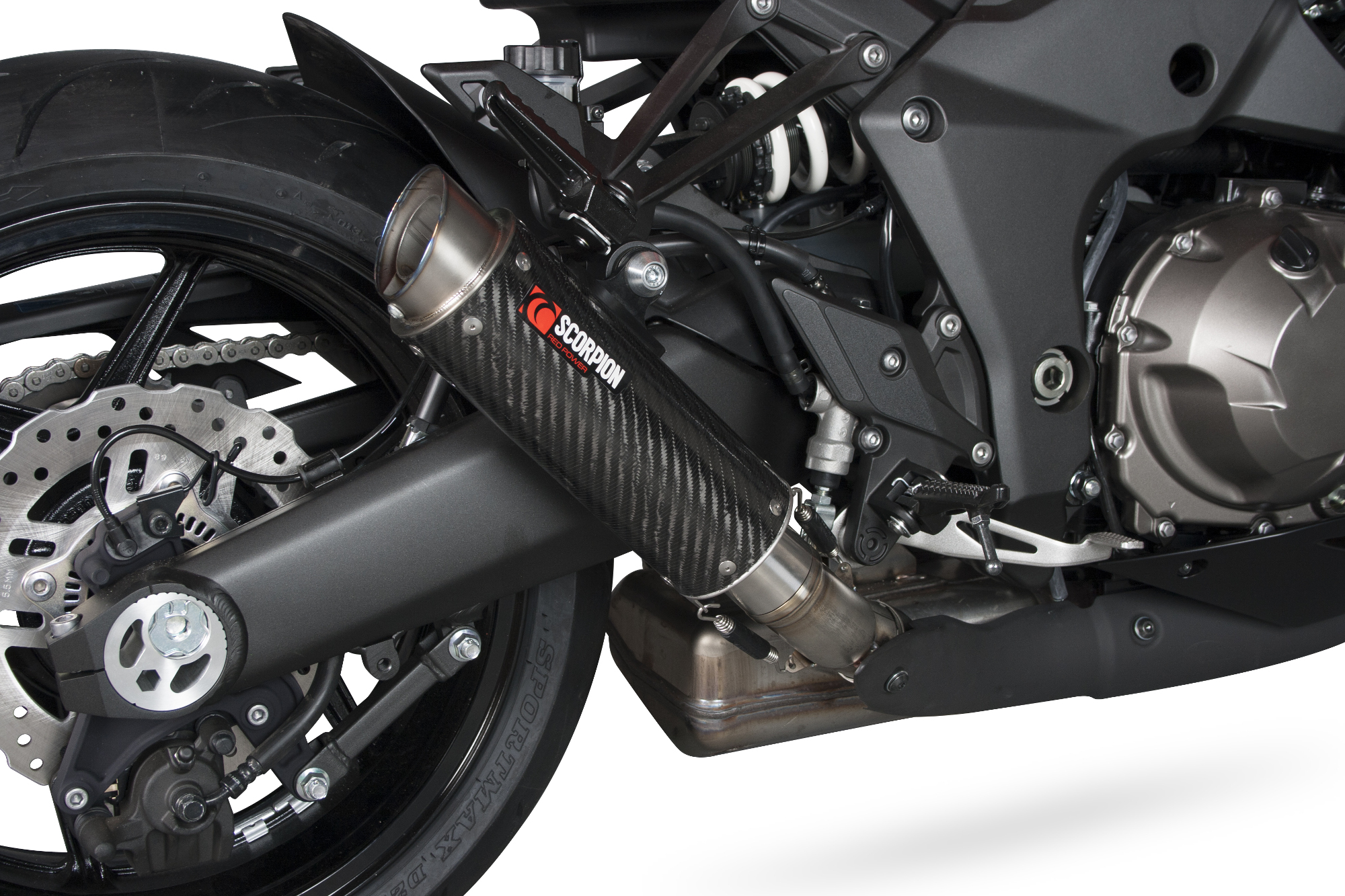Scorpion RP-1 GP Auspuffanlage für Kawasaki Z 1000 2014-2016 Motorräder