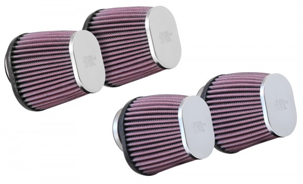 K&N Rennfilter mit 2 St. RC-2890 und 2 St. RC-2900 (VE 4 Stück)