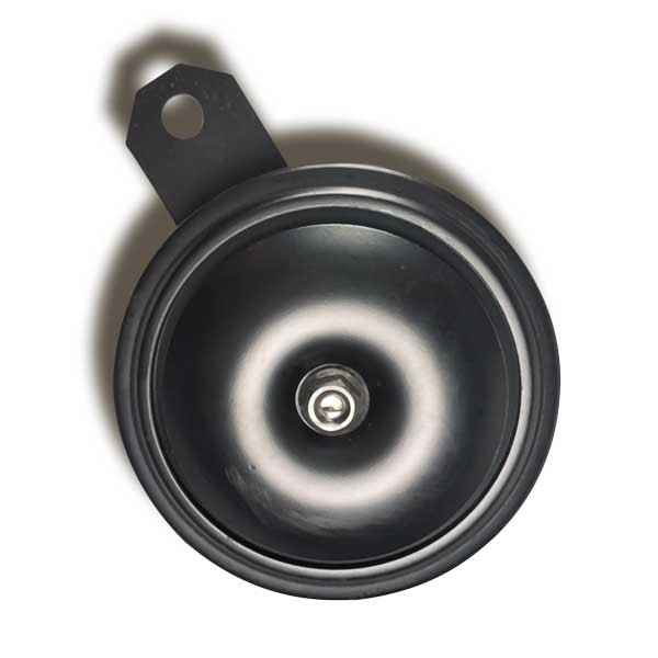 Retro Horn - Hupe schwarz 12 V im klassischen Stil mit schwarzem Gehäuse