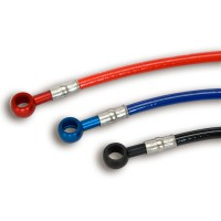 Fren Tubo Kevlarflex-Bremsleitungskit mit rot, blau oder schwarz ummantelter Leitung Fren Tubo Kevlarflex-Bremsleitungskit mit rot, blau oder schwarz ummantelter Leitung