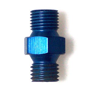 Fittingadapter auf M10x1,25 Außengewinde für Easy-Fit Leitungen blau