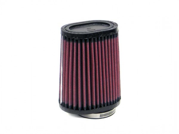 K&N Rennfilter mit 57 mm Flansch oval