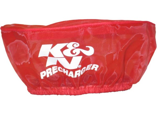 K&N Precharger Wrap Filterüberzug rot