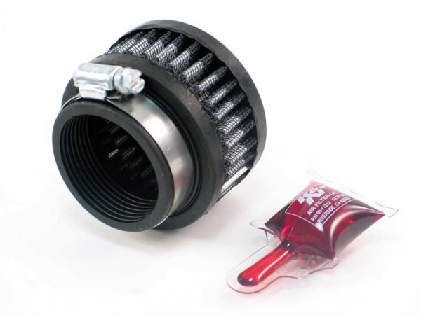 K&N Rennfilter mit 48 mm Flansch 76 mm Aussendurchmesser