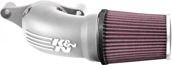 K&N Performance Air Intake System für Harley Davidson Touring Modelle 2017 silber