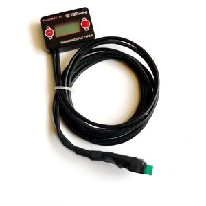 Thermy Wassertemperaturanzeige bis 120°C mit M6 Sensor und Maximum-Speicher